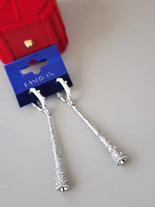 Pendantes Bambou Argent